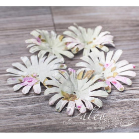 Декоративные бумажные Ромашки 50*50мм 5шт цветочны й мотив 2992, Valeo