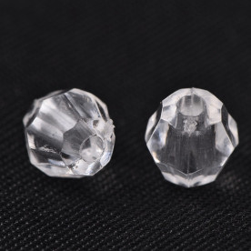 Бусинка прозрачная, 6 мм, 1 шт.