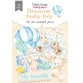 Набір вирубування колекція Dreamy baby boy 55 шт, Фабрика Декору