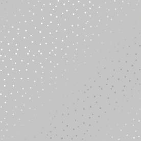 Лист односторонней бумаги с фольгированием Silver Drops Gray 30,5х30,5 см, Фабрика Декора