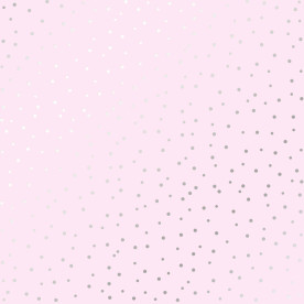Лист односторонней бумаги с фольгированием Silver Drops Light pink 30,5х30,5 см, Фабрика Декора