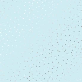 Лист односторонней бумаги с фольгированием Silver Drops Blue 30,5х30,5 см, Фабрика Декора