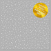 Ацетатный лист с фольгированием White Drops 30,5х30,5 см, Фабрика Декора