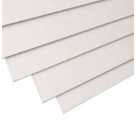 Страничка из пивного картона 20х20 см, толщиной 0.9 мм, сероватый срез