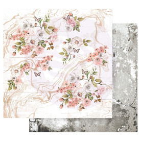 Скрап папір Tiny Blossoms - Apricot Honey, 30х30 см, Prima