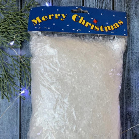 Сніг штучний поліпропілен, 30 грам, розмір упаковки 10х10