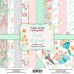 Набір Скрап паперу Scent of spring 30,5x30,5 см 10 аркушів, Фабрика Декору