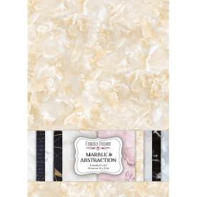 Набор скрапбумаги MARBLE&ABSTRACTION 15x21 см 10 листов, Фабрика Декору