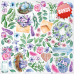 Набір Скрап паперуColorful spring 30,5x30,5 см 10 аркушів, Фабрика Декору