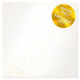 Ацетатний лист з фольгуванням Golden Mini Drops 30,5х30,5 см, Фабрика Декору