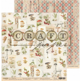 Скрапбумага Справочник Ароматы леса, 30х30 см, Craft Paper