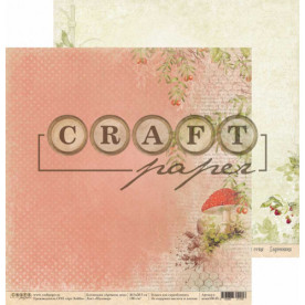 Скрапбумага Мухомор Ароматы леса, 30х30 см, Craft Paper