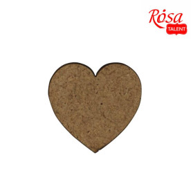 Мини-заготовка Сердце МДФ 4,1х4см 1шт
