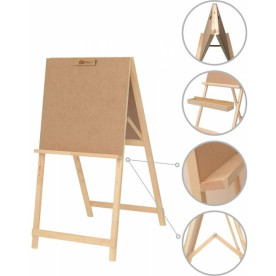 Мольберт-хлопушка двухсторонний сосна 60х85х115см в упаковке ROSA Studio