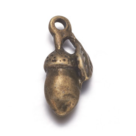 Подвеска Желудь, античная бронза, 16x6x5мм