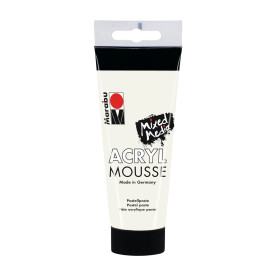 Акрилова Mousse - паста, Біла, 100 мл, Marabu (0120550070 )