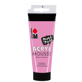 Акриловая Mousse - паста, Розовая, 100 мл, Marabu