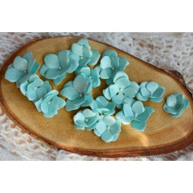 Набор цветов Гортензия Перламутровые, свет, мятный 0004, WOODchic