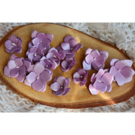 Набір квітів Гортензія Перламутрові, фіалка 0008, Woodchic