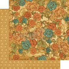 Лист двусторонней скрапбумаги Fantasy Floral от Graphic 45
