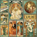 Аркуш двостороннього паперу Nouveau Artistry від Graphic 45