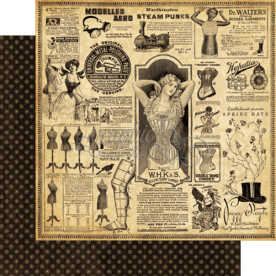 Аркуш двостороннього паперу Eclectic Emporium від Graphic 45