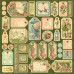 Лист с высечками Once Upon a Springtime Tags от Graphic 45