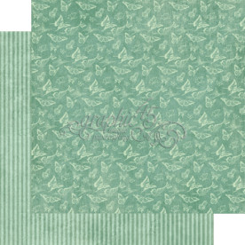 Двусторонняя скрапбумага Butterfly Kisses от Graphic 45