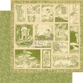 Двусторонняя скрапбумага Enchanted Forest от Graphic 45