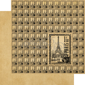 Двосторонній скраппапір Tour de France від Graphic 45