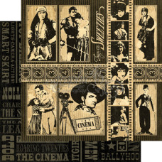 Двустороняя скрапбумага The Cinema от Graphic 45