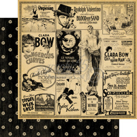 Двустороняя скрапбумага Top Billing от Graphic 45