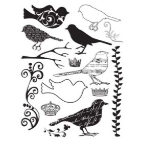 Набор акриловых штампов Clear Stamp: Victoria, 7gypsies