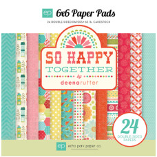 Набор бумаги So Happy Together 12 двусторонних листов 15х15 см от Echo Park