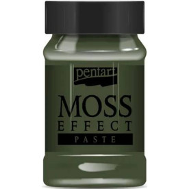 Паста для создания эффекта мха, Зеленый темный, 100 мл, Pentart