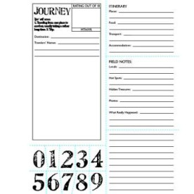 Набір акрилових штампів 97% Complete Clear Stamp: Travel, 7gypsies