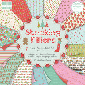Набір паперу Stocking Filler 15x15 см 16 аркушів від First Edition