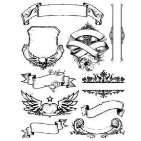 Набір акрилових штампів Clear Stamp: INK Naked, 7gypsies