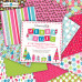 Набор бумаги Merry Magic 20х20 см 12 листов от Dovecraft