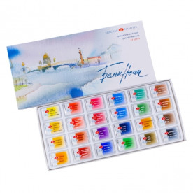 Фарби акв худ, Білі ночі, 24цв, 2,5 мл, кювети, к / к, ЗХК