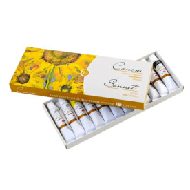 Фарби масл, Сонет, 12 кол, 10мл, ЗХК