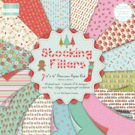 Набор бумаги Stocking Fillers 30х30 см 16 листов от First Edition