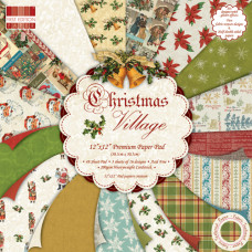 Набор бумаги Christmas Village 30х30 см 16 листов от First Edition