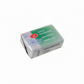 Фарба акварельна, Кювета, зелена оригінальна, 25мл, ЗХК