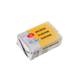 Краска акварельная, Кювета, охра желтая, 2.5мл, ЗХК