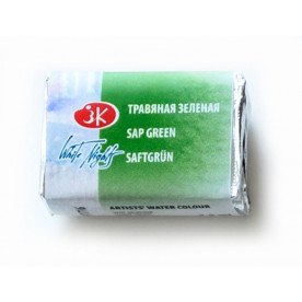 Краска акварельная, Кювета, травяная зеленая, 2.5мл, ЗХК