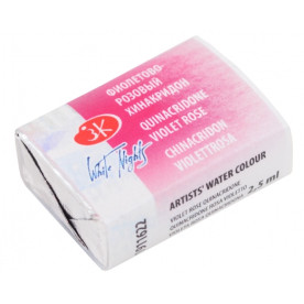 Фарба акварельна, Кювета, фіолетово-рожева хінакрідон, 25мл, ЗХК