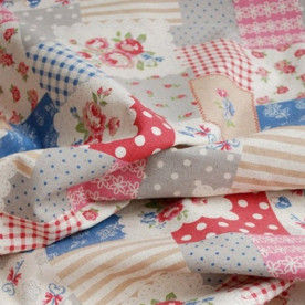 Ткань для рукоделия "Заплатки шебби-шик" 50х75 см