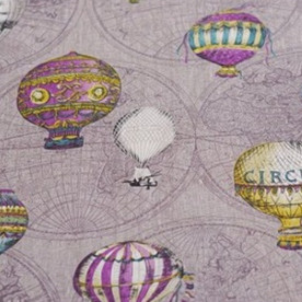 Тканина для рукоділля "Повітряні кулі" розмір 50х55 см