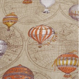 Тканина для рукоділля "Повітряні кулі" 50х50 см